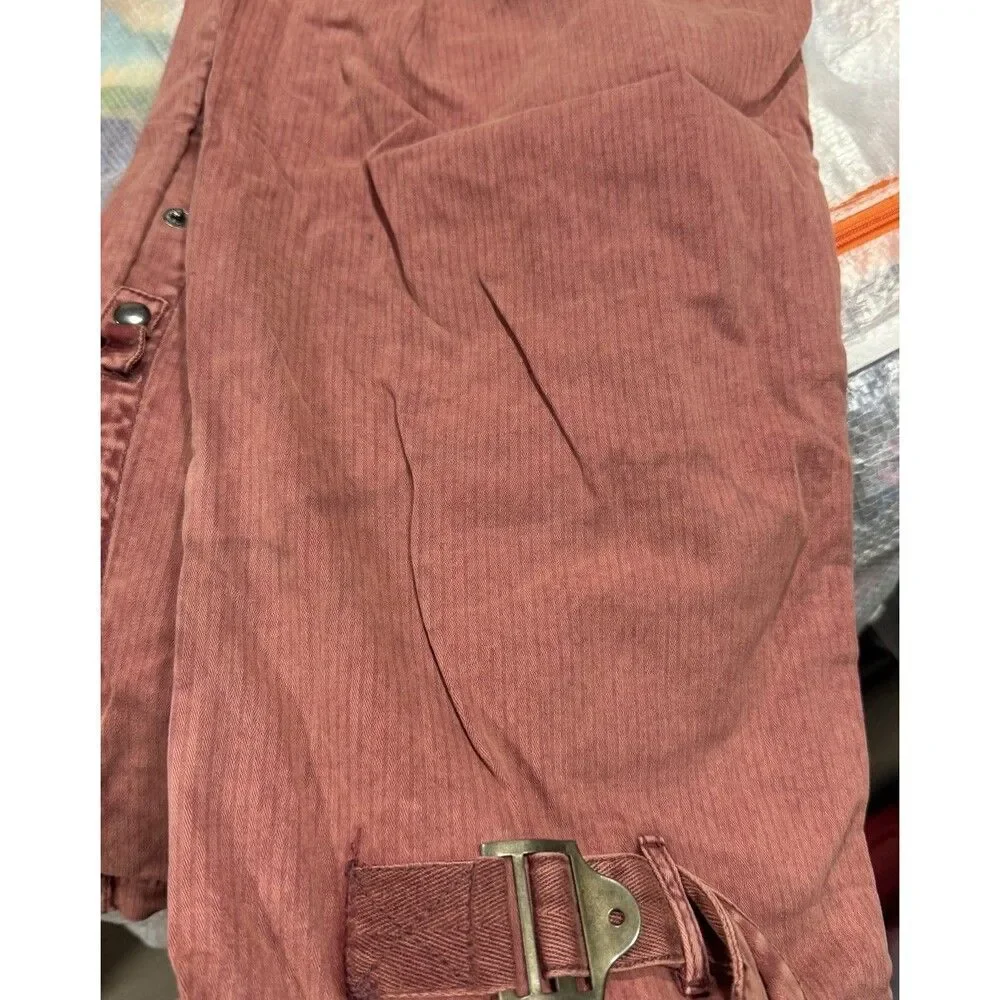 Free People Can't Compare Slouch Pants Cargo Zipper Pockets Jasper M Imperfect